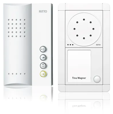 Produktbild von RITTO Portier Audio Set RGE1891370 Freisprechstelle 1WE ws/ws 50 +Punkte