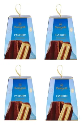 Produktbild von Melegatti 4x Melegatti Pandoro Tiramisù Weihnachtskuchen mit Tiramisu-Creme 750g