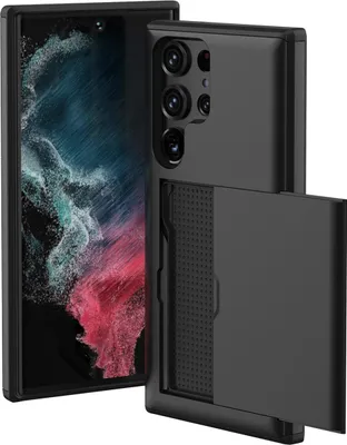 Immagine prodotto di imoshion Cover posteriore con scomparto per carte Samsung Galaxy S22 Ultra - Nero