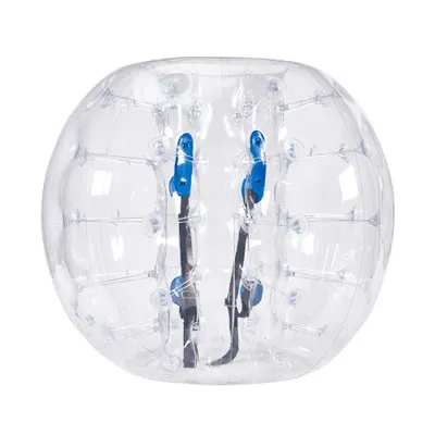 Produktbild von Aufblasbarer Bumper-Ball Stoßball 1 Stk. 1,2 m x 1,03 m - Menschlicher Kollisionsball - PVC-Körperblasen-Bounce-Ball für Outdoor-Aktivitäten - Transparente Punkte - Aufblasbarer Bumper Ball