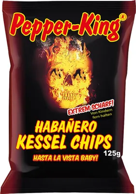 Produktbild von Chipsy XOX Pepper King Habanero
