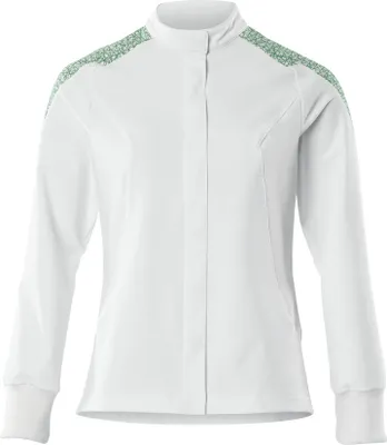 Produktbild von MASCOT® Jacke, Damen, ULTIMATE STRETCH Arbeitsjacke Größe XS, weiss/grasgrün | Packung (1 Stück)