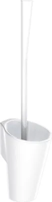 Zdjęcie produktu dla Szczotka do WC Delabie. W.-Mont. z ergonomicznym uchwytem, nylon, biały