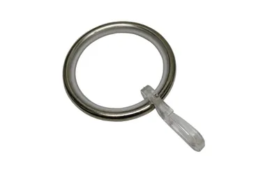 Produktbild von Gardinia Ringe mit Gleiteinlage, Ø 22/25 mm, edelstahl-optik