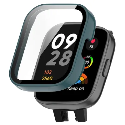Image de Coque de montre en TPU avec revêtement électrolytique intégral, couleur verte, pour Xiaomi Redmi Watch 3