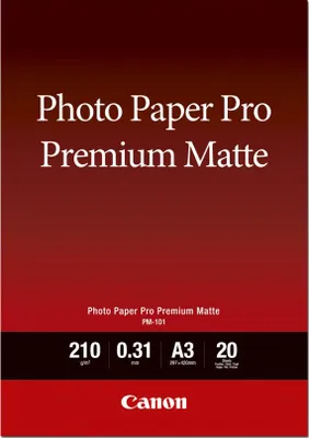 Productafbeelding van Canon PM-101 Premium fotopapier, mat, A3+, 20 vellen