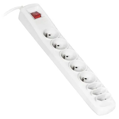 Zdjęcie produktu dla Activejet APN-8G/5M-GR listwa przeciwprzepięciowa z przewodem, 5 m, Wewnętrzna, Typu C, Typu E, Typu E, Plastik, Szary