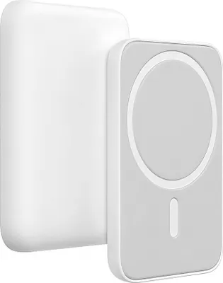 Zdjęcie produktu dla Ecobox Power Bank 5000Mah Biały Magsafe Bezprzewodowy