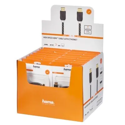 Produktbild von Hama 00205447, 3 m, HDMI Typ A (Standard), HDMI Typ A (Standard), 3D, 18 Gbit/s, Schwarz