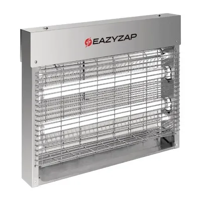 Produktbild von Eazyzap Fliegenvernichter Gebürsteter Edelstahl LED 8W