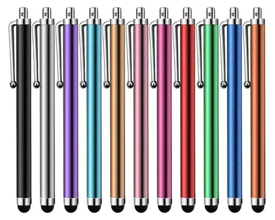 Produktbild von Stift für Touchscreens – 10 Stück – Universal – Kapazitiv – Für Touchscreen-Geräte