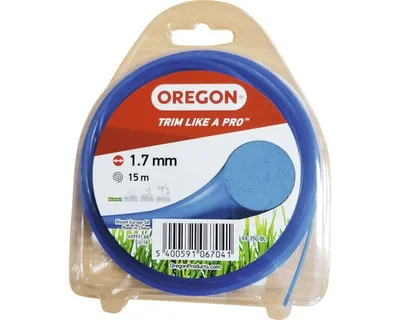 Produktbild von OREGON Mähfaden 1,7 mm x 15 m blau rund