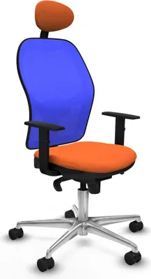 Obrázok produktu pre Kancelárske kreslo s opierkou hlavy Jorquera Piqueras y Crespo 1D086N1 Orange