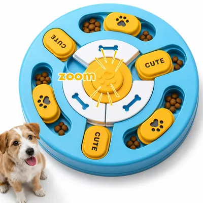 Image de Jouet pour chien, puzzle interactif, pour une alimentation lente, anti-ennui