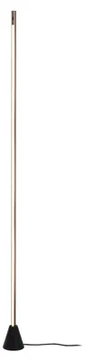 Productafbeelding van Lucide EQUINOX – Vloerlamp – LED met dimfunctie – Kleurtemperatuurregeling (CCT) – 1x26 W, 2700 K/4000 K – Bewegingssensor voor bediening met de hand – Kleur: bruin