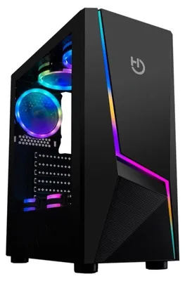 Obrázok produktu pre Hiditec V20 PRO ARGB, Desktop, PC, Čierna, ATX, micro ATX, ABS, Kov, SECC, Hranie