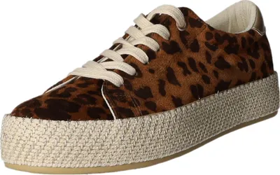 Produktbild von living UPDATED Damen-Sneaker Leopard-Braun-Beige, Farbe:braun, EU Größe:38