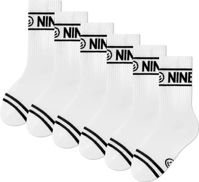 Produktbild von NINETIES 6 Paare Kinder Socken Sportsocken Tennissocken 24-29, Weiß