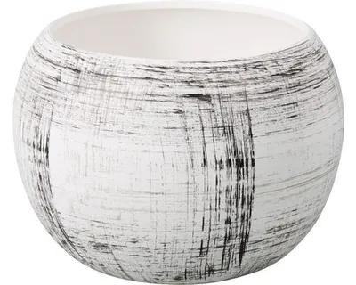Immagine prodotto di Coprivaso Manes Grid Ø 13 cm bianco e nero