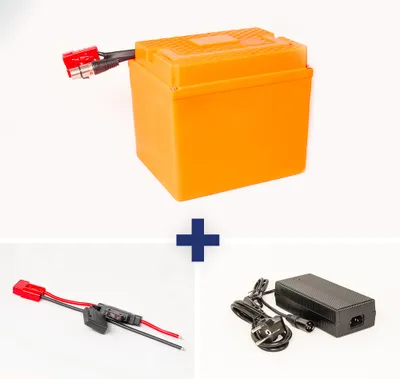 Image de Pack de batteries lithium-ion 60V 20Ah 50A Boîte plastique