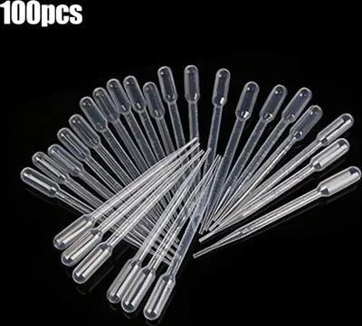 Produktbild von 100 pcs 3ml Einweg -Plastik -Flüssigkeits -Tropfen -Übertragungs -Pipette -Werkzeug für Plastik