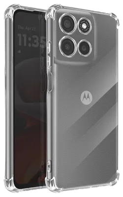 Image de Avizar, coque résistante aux chocs avec coins renforcés pour Motorola Moto G17 / G17 Power, transparente