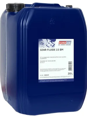 Produktbild von EUROLUB GEAR FLUIDE 15 BM Automatikgetriebeöl Blau 20L 366020