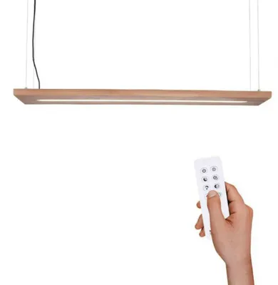 Produktbild von Paul Neuhaus Hängelampe Pendelleuchte Led Palma Holz Hell Dimmbar Cct Fernbedien