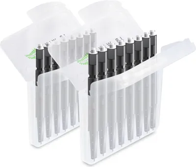 Produktbild von JB White 16 Cerumenfilter für Hörgeräte, Ersatzfilter, Filter geeignet für Widex Nanocare Wachsschutz | Oticon MiniFit | Phonak Cerustop Wax Guards | Signia 3.0 | Resound Hörgerätefilter (1,3mm)