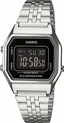 Produktbild von Casio Collection Retro Damenuhr La680wa-1bdf