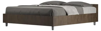 Immagine prodotto di Letto Matrimoniale 160x190 cm con Rete e Contenitore Nuamo Noce