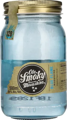 Image de Ole Smoky Tennessee Moonshine BLUE FLAME Premium Spirit Drink 64% Vol. 0,5l