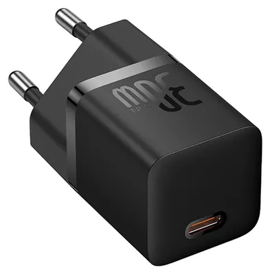 Produktbild von Baseus P10110902113-01 USB-C GaN5 Mini 30W Netzladegerät Schwarz