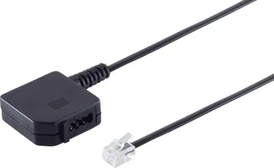 Produktbild von Adapter West RJ11 (6/4)-TAE(F) Kuppl. 20cm Kabel (VF v. 5)