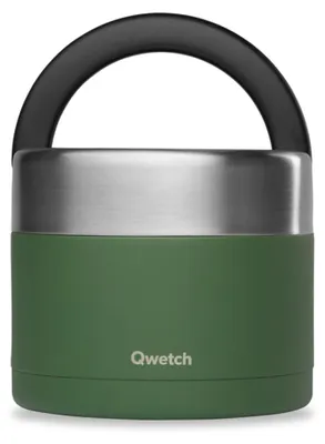 Isolierte Edelstahl-Lunchbox 850 ml, Khaki, warm/kalt