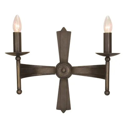 Produktbild von Elstead Cromwell Wandleuchte E14 2-fach Alte Bronze,  UK