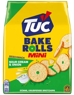 Produktbild von TUC Bake Rolls Mini Sour Cream & Onion 150g