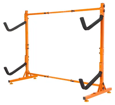 Produktbild von Kayak Halterung Kajak Aufhänger 1265 x 788 x 1380 mm, Freistehender Kajakständer 2 Kajaks 1230–1825 mm Breitenverstellbereich