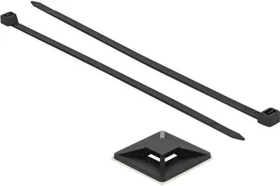 Obrázek produktu pro DELOCK Befestigungssockel 40 x 40 mm mit Kabelbinder