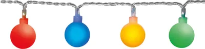 Produktbild von LED Outdoor-Lichterkette -Berry', 50 LEDs, Netzbetrieb, bunt, 7m