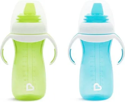Produktbild von Famanu Trinkbecher für Babys und Kleinkinder - 296 ml, 2 Stück, BPA-frei, spülmaschinenfest