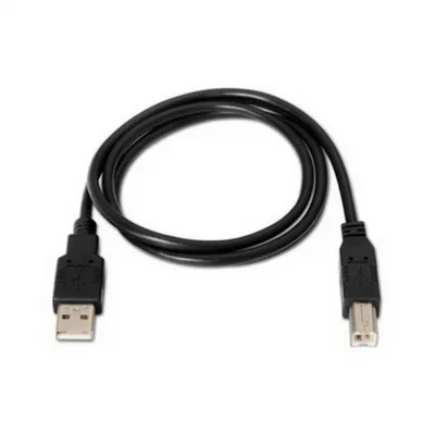Produktbild von USB 2.0 A zu USB-B-Kabel NANOCABLE 10.01.0105-BK Schwarz (4,5 m)