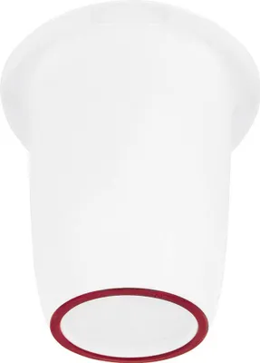 Produktbild von Quirltopf mit Deckel 1ltr, weiß/rot