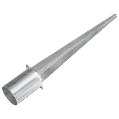 Obrázek produktu pro vidaXL Zemní hroty 6 ks Stříbrná 10x76 cm Pozinkovaná ocel