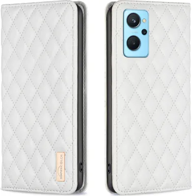 Produktbild von OPPO A76 4G Hülle, Elegant Bookstyle Flip Leder Kartenfächer Schutzhülle mit Ständer für OPPO A76 4G A36 4G Realme 9i K10 4G A96 4G Weiß