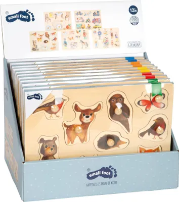 Produktbild von small foot Thekendisplay Setzpuzzles