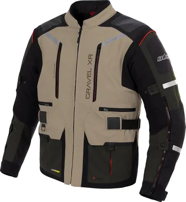 Image de Veste moto textile Büse Gravel XR sand - Protection polyvalente pour motards exigeants 48