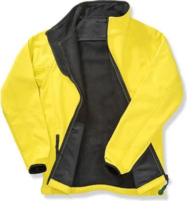 Produktbild von Result Core R231M | Herren Printable Soft Shell Jacket - Farbe: Yellow/Black - Größe: XL