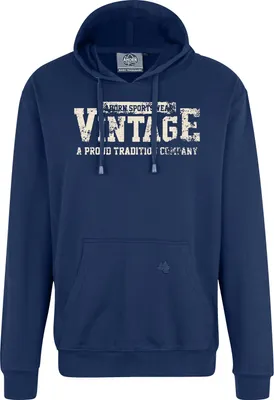 Produktbild von Übergrößen Kapuzen-Sweatshirt AHORN SPORTSWEAR Vintage beige Alpine Blue 9XL