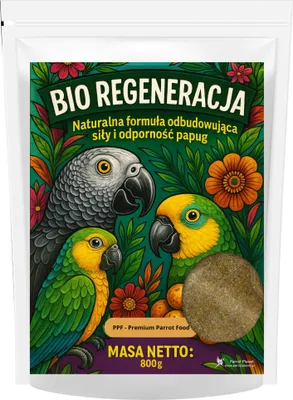 Zdjęcie produktu dla Regeneracja - Naturalna formuła odbudowująca siły i odporność papug 800g